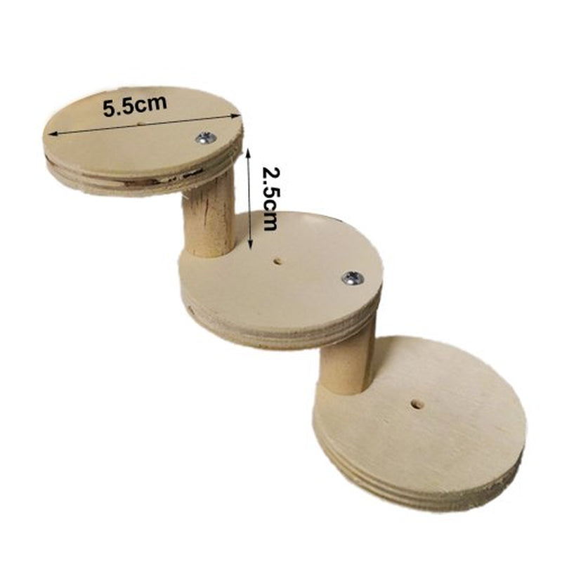 Cheers.Us 1 Set Hamster Ladder High Stability Detachable Solid Climbing Stairs Birds Parrot Exercise Perches Stand,Solid, Compact for Small Animal to Use for Exercise Animals & Pet Supplies > Pet Supplies > Bird Supplies > Bird Ladders & Perches Cheers.US