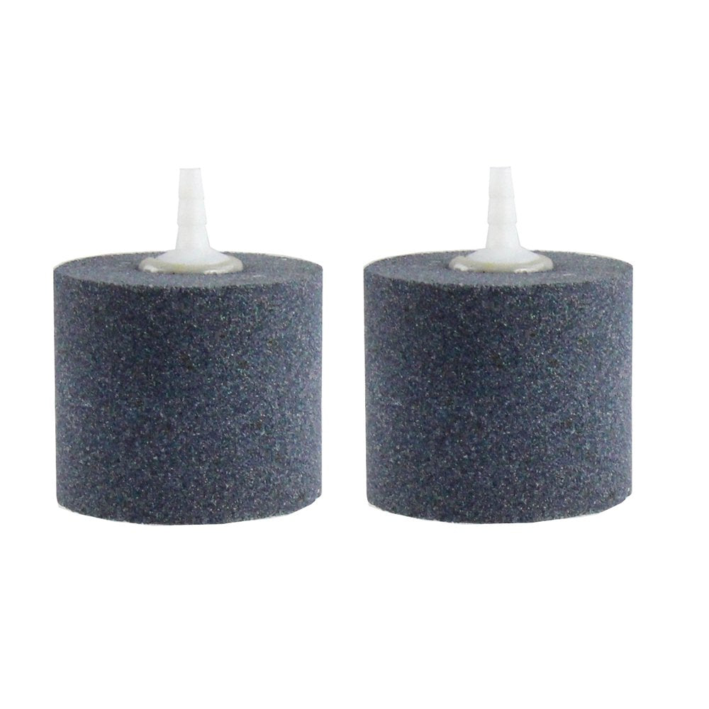 AQUANEAT 2 Pack Large Grey Air Stone, Aerator Bubble Diffuser, Air Pump Accessories Animals & Pet Supplies > Pet Supplies > Fish Supplies > Aquarium & Pond Tubing AquaNeat 2" x 2"
