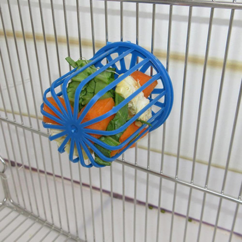Creative Multi-Purpose Cage Hanging Toys Bird Fruit Vegetable Feeder Basket Cage Hanging Parrot Feeder Pet Feeding Supplies Animals & Pet Supplies > Pet Supplies > Bird Supplies > Bird Toys PRAETER