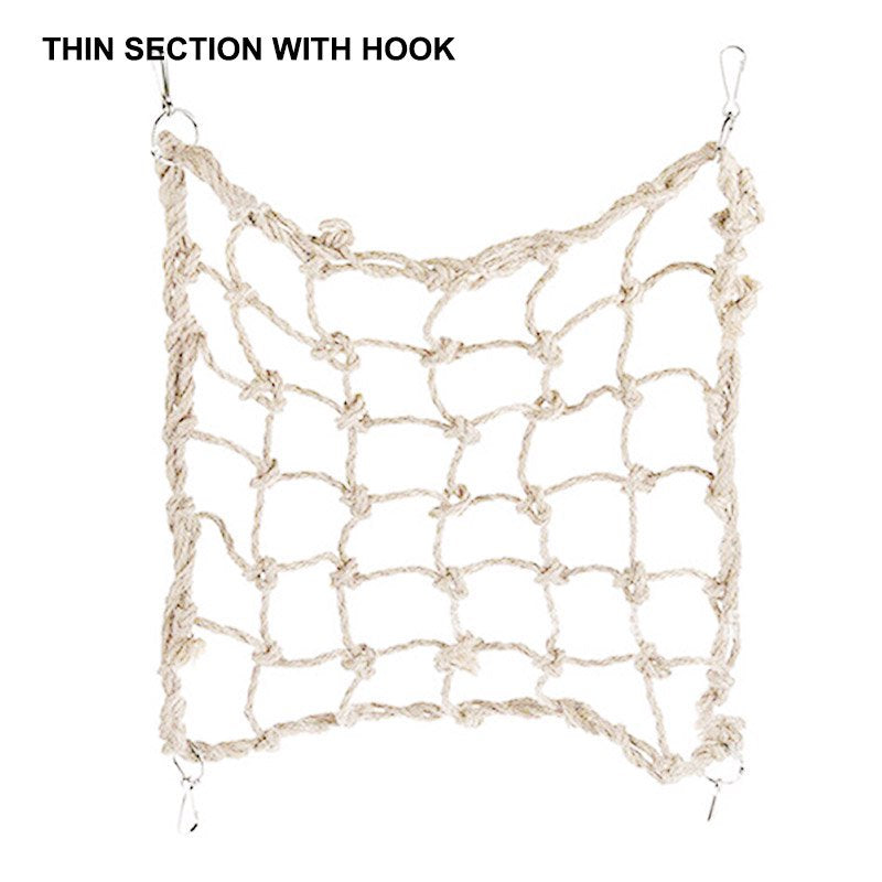 Birds Climbing Net Parrots Ladder Swing Hanging Rope with Buckles Play Gym Toys Chewing Toy Animals & Pet Supplies > Pet Supplies > Bird Supplies > Bird Gyms & Playstands CN