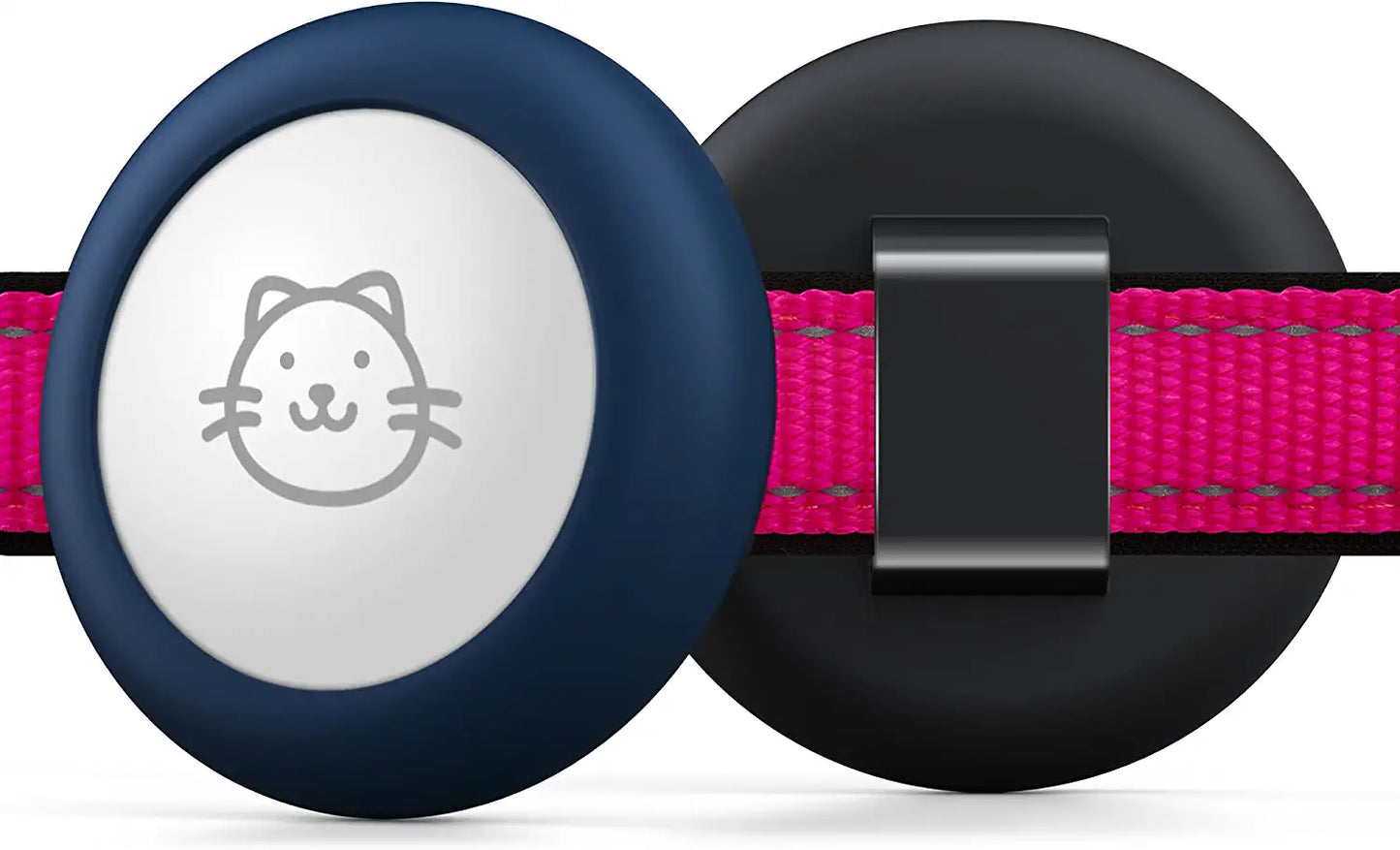 Airtag Cat Collar Holder for Apple Air Tag, 2 Pack Waterproof Case Cover for Cat Dog Collar with 3/8 Inch, Compatible with Cat Dog Collars Charms Electronics > GPS Accessories > GPS Cases DLENP Black/Blue