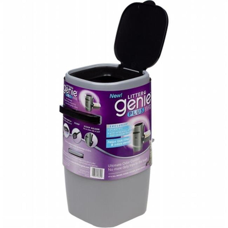 Litter Genie Litter Genie plus Cat Litter Disposal System Silver X0532000 Animals & Pet Supplies > Pet Supplies > Cat Supplies > Cat Litter Litter Genie