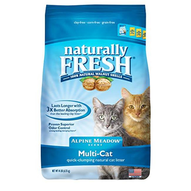 Eco-Shell, Purr & Simple 14 Lbs Naturally Fresh Litter Alpine Meadow Scented Cat Litter Animals & Pet Supplies > Pet Supplies > Cat Supplies > Cat Litter Eco-Shell Purr & Simple