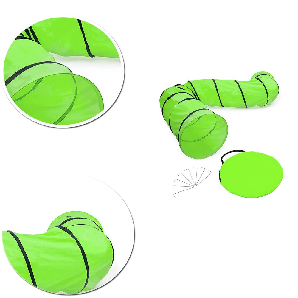 Dog Agility and Obedience Training Tunnel with Carry Bag and Stakes Animals & Pet Supplies > Pet Supplies > Dog Supplies > Dog Treadmills KOL PET