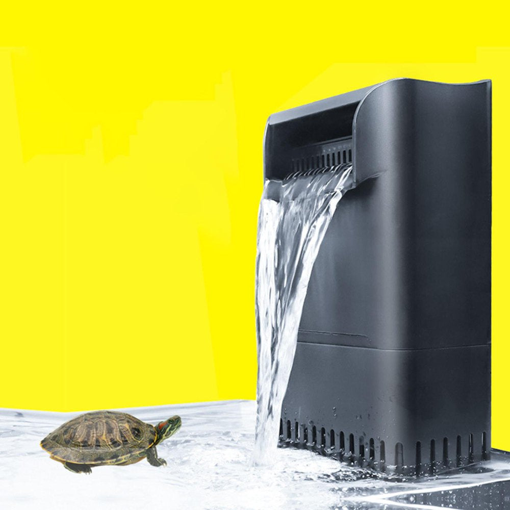 Aquarium Filter Waterfall Water Clean Pump Circulation Quiet for Turtle Tank 21.7Cmx10.5Cmx6Cm Animals & Pet Supplies > Pet Supplies > Fish Supplies > Aquarium Filters perfk 27.5cmx17.5cmx6.5cm