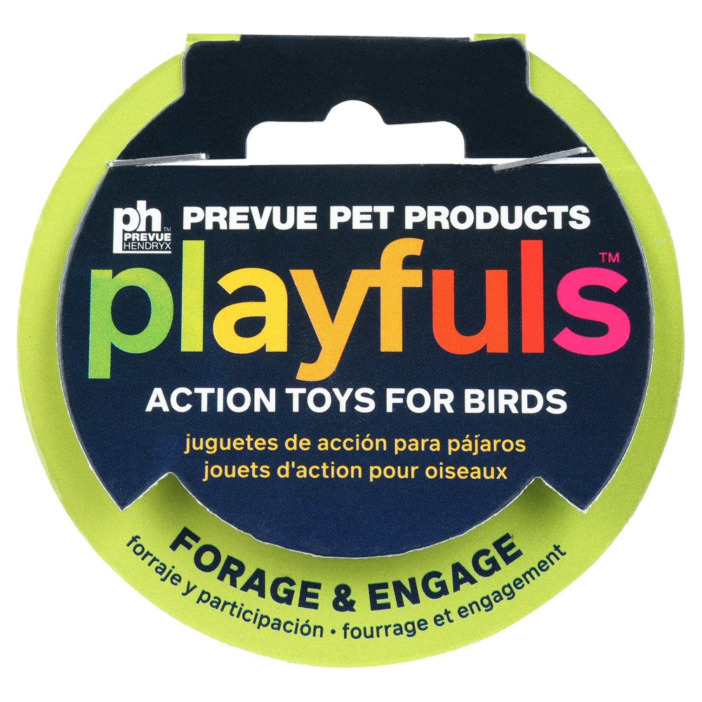 Prevue Pet Products Tropical Teasers Tiki Time Bird Toy, Plastic and Coconut Animals & Pet Supplies > Pet Supplies > Bird Supplies > Bird Toys PREVUE PET PRODUCTS