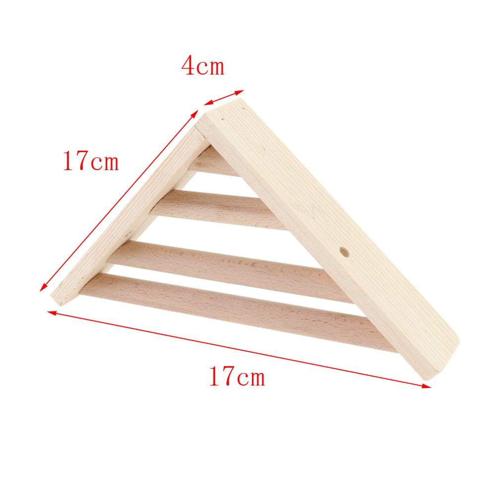 Parrot Cage Perches Shelf Laddered Platform for Hamster Bird Animals & Pet Supplies > Pet Supplies > Bird Supplies > Bird Ladders & Perches Gazechimp