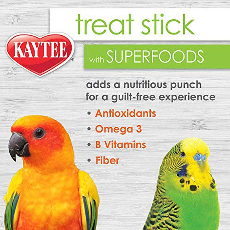 Kaytee 6 Pack of Bird Treat Sticks with Superfoods, Medium to Large, with Walnut and Almond Animals & Pet Supplies > Pet Supplies > Bird Supplies > Bird Treats Kaytee