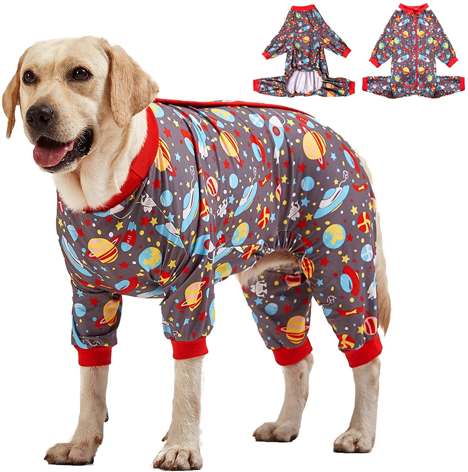 Lovinpet Large Dog Pajamas: Large Breed Pitbull/Boxer/Labrador