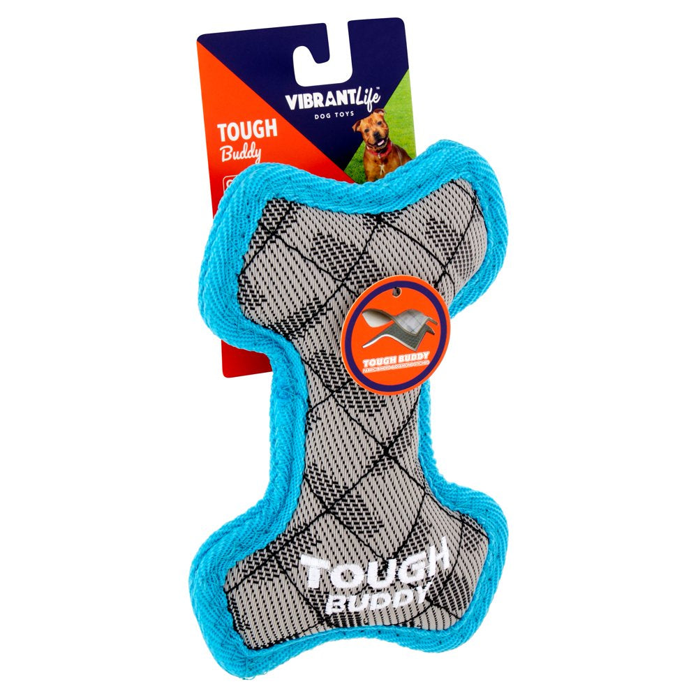 Vibrant Life Tough Buddy Bone Dog Chew Toy, Color May Vary, Chew Level 3 Animals & Pet Supplies > Pet Supplies > Dog Supplies > Dog Toys Wal-Mart Stores, Inc.