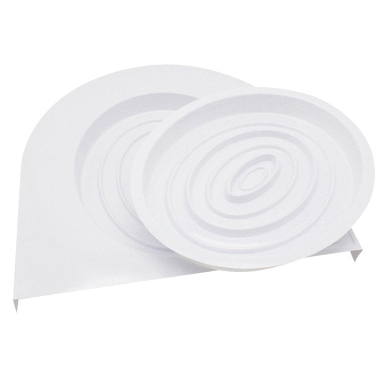 Pet Cat Toilet Training Kitty Toilet Trainer PVC White Convenient Disappearing Litter Box Trainer Cat Litter Tray Mat Animals & Pet Supplies > Pet Supplies > Cat Supplies > Cat Litter Box Mats JANDEL