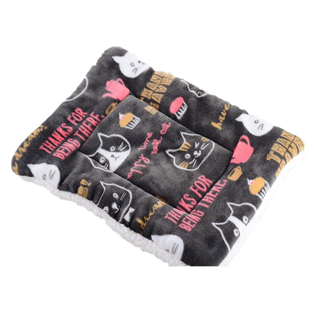 FOCUSNORM Dog Bed Pet Cat Puppy Kitten Faux Fur Fleece Washable Deluxe Cushion Mat M L XL Animals & Pet Supplies > Pet Supplies > Cat Supplies > Cat Beds FOCUSNORM 50*32cm Cat-S