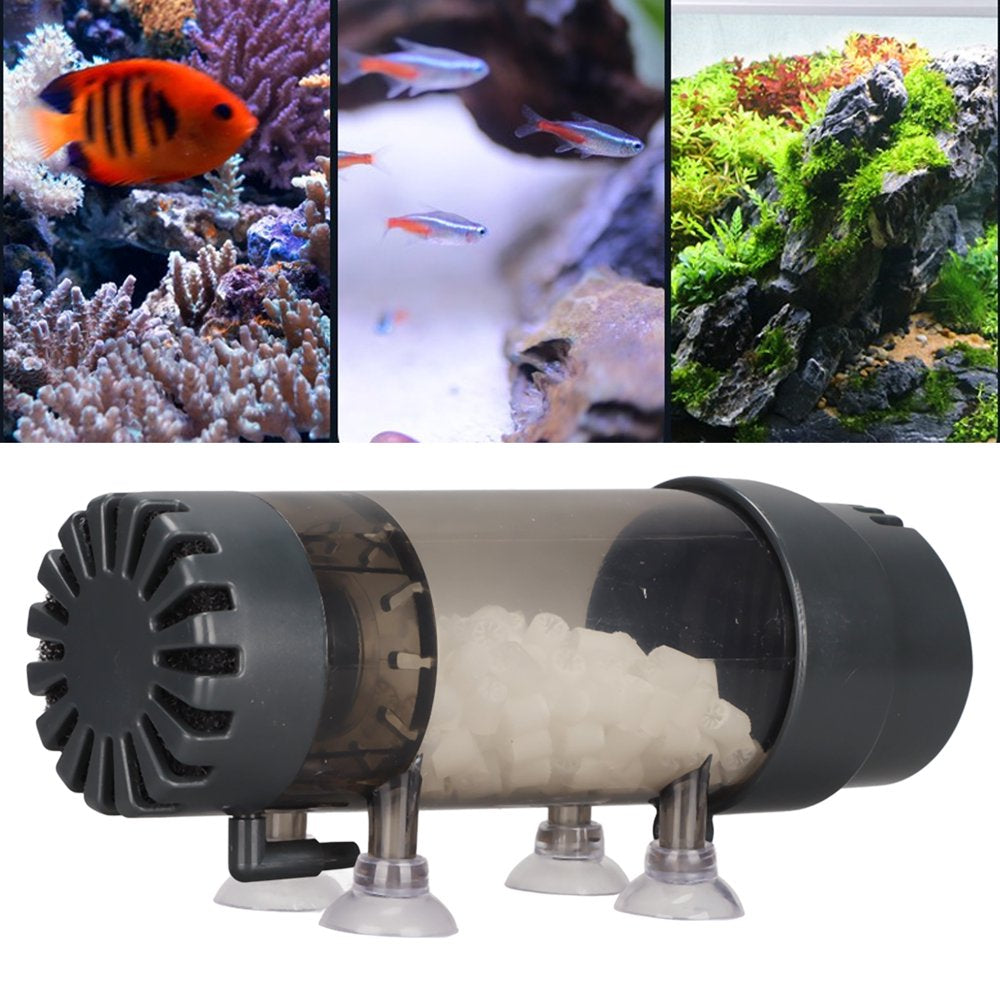 Aquarium Fluidized Bed Filter, Upgraded Prevent Clogging Bubble Bio Media Filter Double Filtration for Fish Tank Animals & Pet Supplies > Pet Supplies > Fish Supplies > Aquarium Filters Octpeak