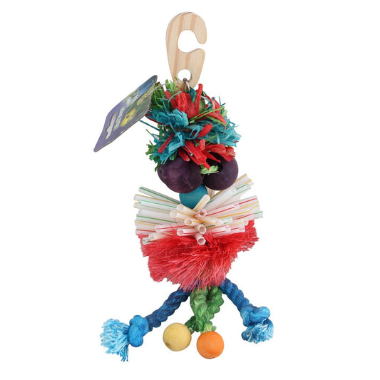 All for Paws Plastic Wood Rope Bird Hanging Toy Animals & Pet Supplies > Pet Supplies > Bird Supplies > Bird Toys Generic   