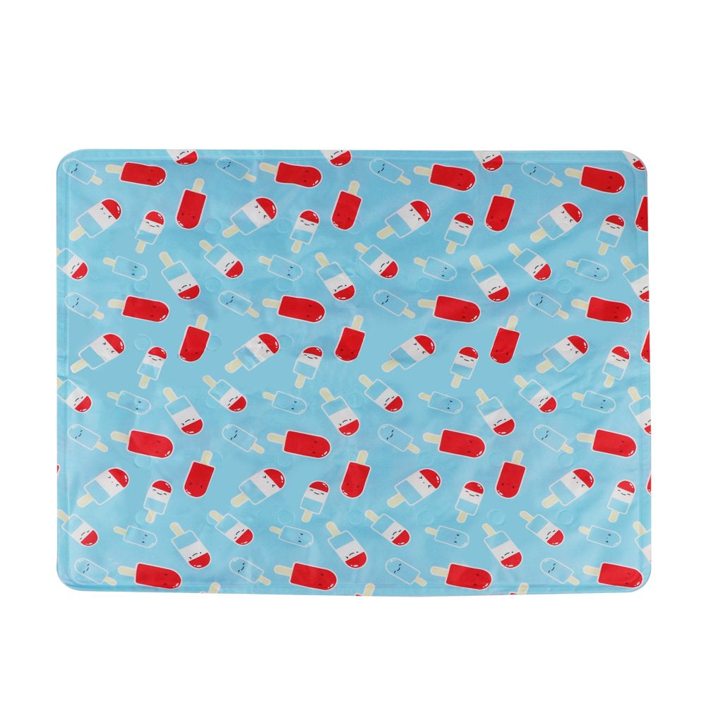 BIGTREE Dog Self Cool Mat Summer Cooling Kennel Crate Comfort Pad Blue Medium Animals & Pet Supplies > Pet Supplies > Dog Supplies > Dog Kennels & Runs BIGTREE SALES
