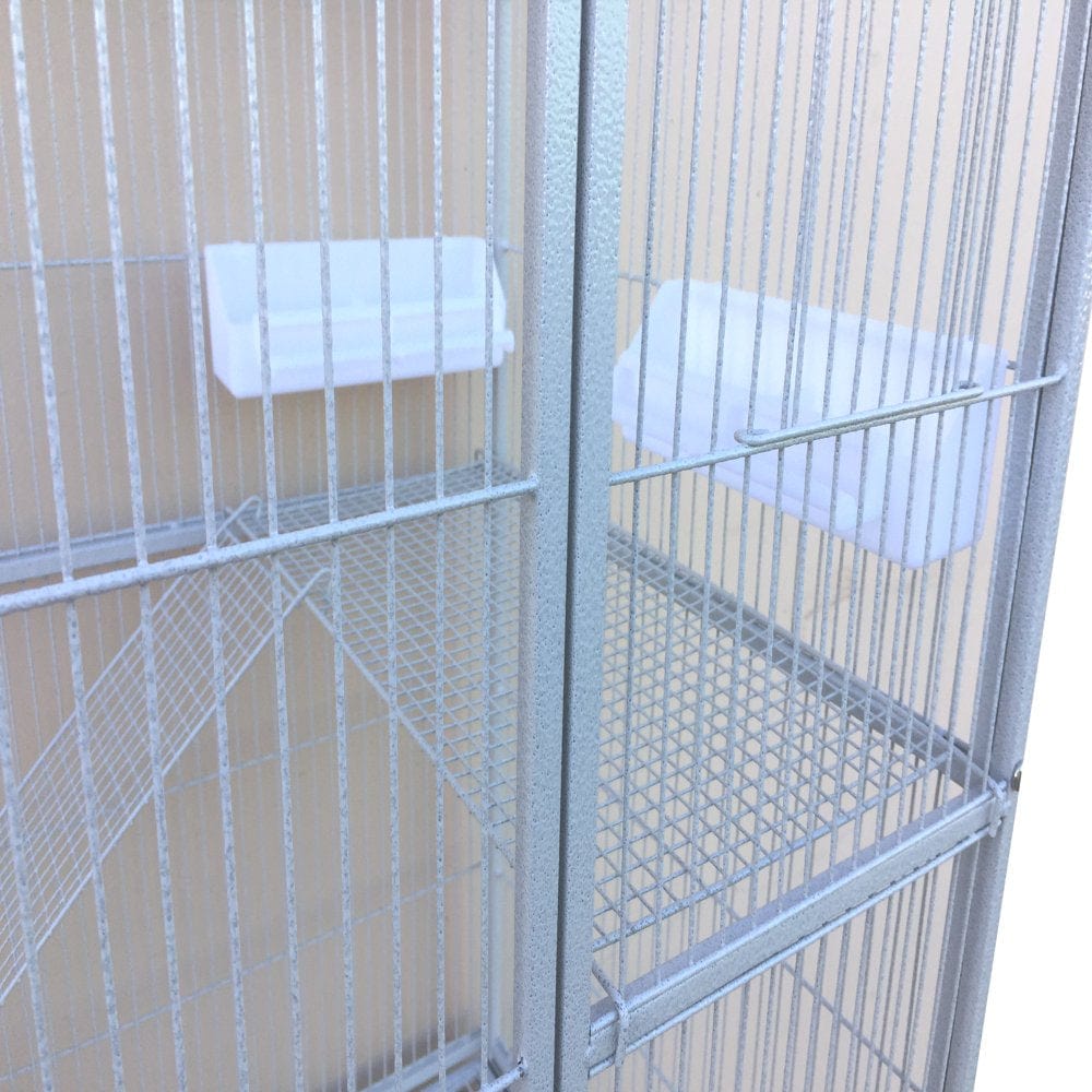74" X-LARGE Double Stacker Multi-Level Small Animal Critter Rolling Stand Habitats Cage Guinea Pig Ferret Chinchilla Sugar Glider Rats Mice Hamster Gerbil Mouse Hedgehog Squirrel Rodent Degu Dagus Animals & Pet Supplies > Pet Supplies > Small Animal Supplies > Small Animal Habitats & Cages Mcage