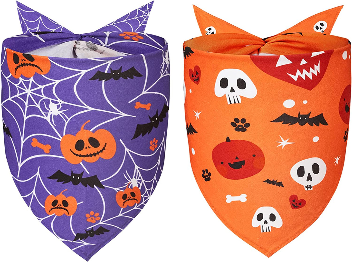 Yespet Christmas Dog Bandana Classic Plaid Pet Scarf Triangle Bibs Pet Costume Decoration Accessories Washable Pet Neckerchief for Large Dogs Animals & Pet Supplies > Pet Supplies > Dog Supplies > Dog Apparel Yespet Halloween Large