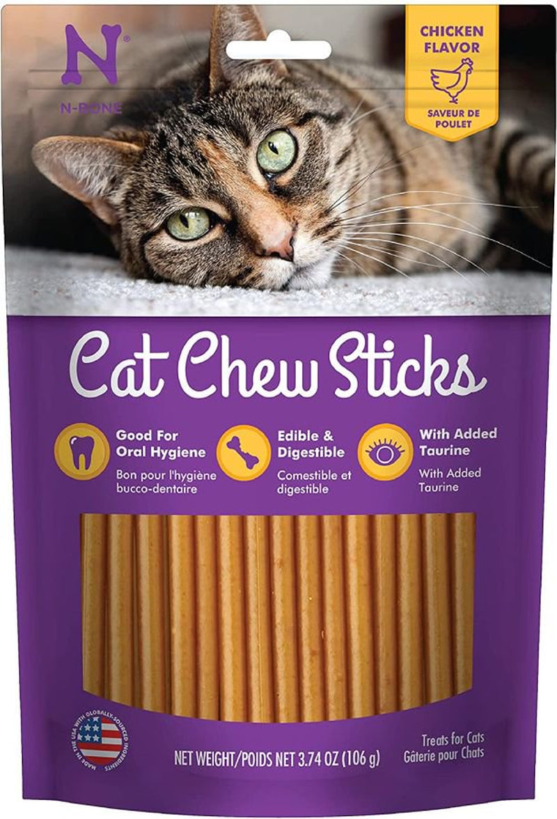 N-Bone N-Bone Cat Chew Treats Chicken Flavor 3.74 Oz Animals & Pet Supplies > Pet Supplies > Cat Supplies > Cat Treats N-Bone
