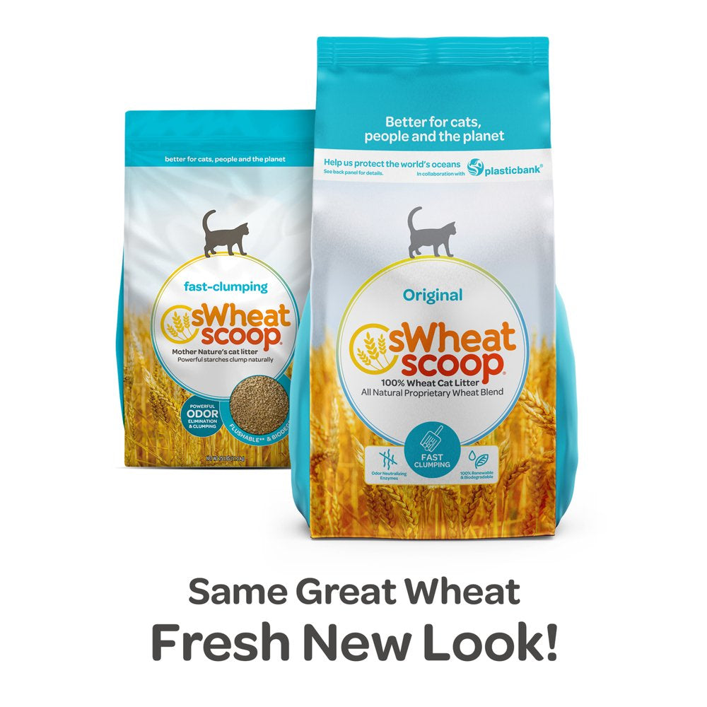 Swheat Scoop Original Natural Wheat Cat Litter, 25Lb Animals & Pet Supplies > Pet Supplies > Cat Supplies > Cat Litter sWheat Scoop, LLC