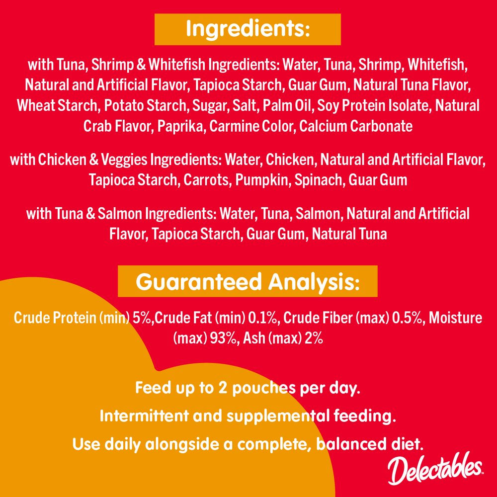 Hartz Delectables Savory Broths Lickable Wet Cat Treats Variety Pack, 12 Count Animals & Pet Supplies > Pet Supplies > Cat Supplies > Cat Treats Hartz