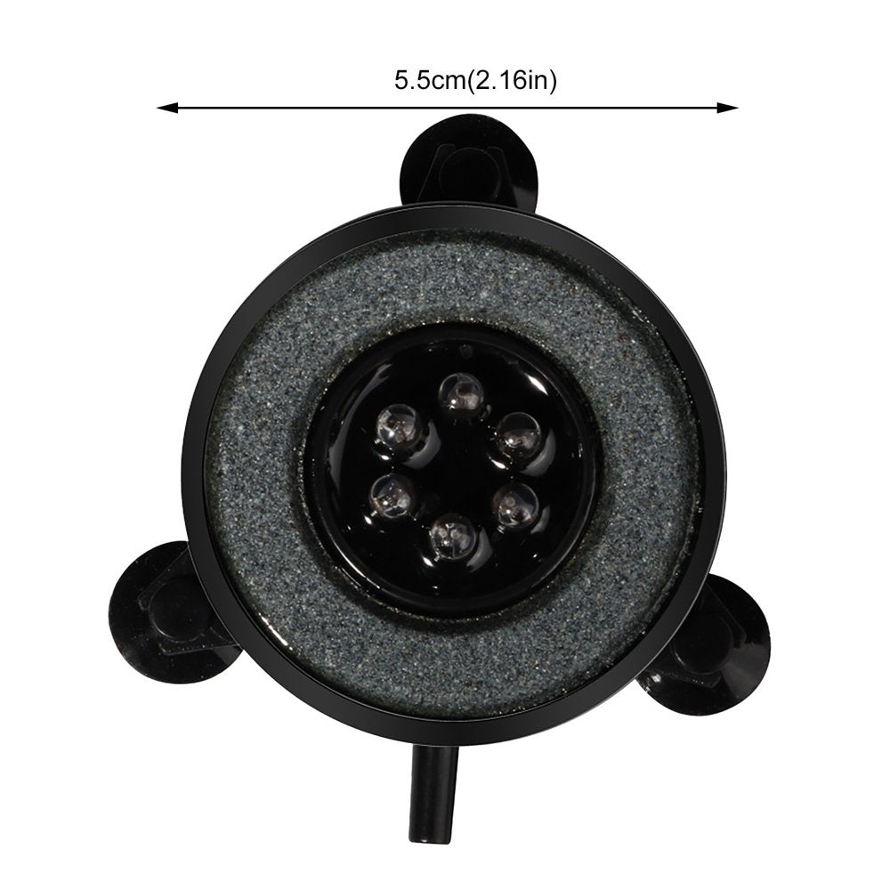 Folzery Aquarium Air Stones LED Bubbler Light Fish Tank Aquarium Air Pump Diffuser Spotlight Lamp with Sucker Colour Changing Animals & Pet Supplies > Pet Supplies > Fish Supplies > Aquarium Air Stones & Diffusers Folzery
