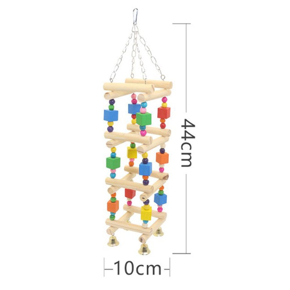 Parrot Cage Bite Toy, Birds Chewing Toys,Hanging Bird Playground Stand, Bird Gym Animals & Pet Supplies > Pet Supplies > Bird Supplies > Bird Gyms & Playstands FITYLE