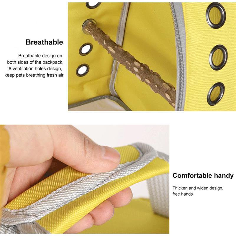 Birds Parrot Backpack Carrier Travel Bag with Perch Stand for Parakeets Cockatiels Conures Finches Lovebirds Birds Cage Outsid|Bird Cages & Nests Animals & Pet Supplies > Pet Supplies > Bird Supplies > Bird Cages & Stands KOL PET