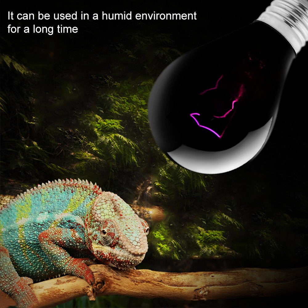 Heating Lamp 220-230V Night Heat Light Lamp Heating Bulb for Reptile Pet Amphibian 100W Crtynell