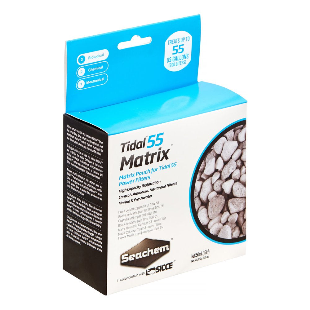 Seachem Tidal 55 Matrix Power Aquarium Filters, 8.4 Oz Animals & Pet Supplies > Pet Supplies > Fish Supplies > Aquarium Filters SEA CHEM LABORATORIES INC.