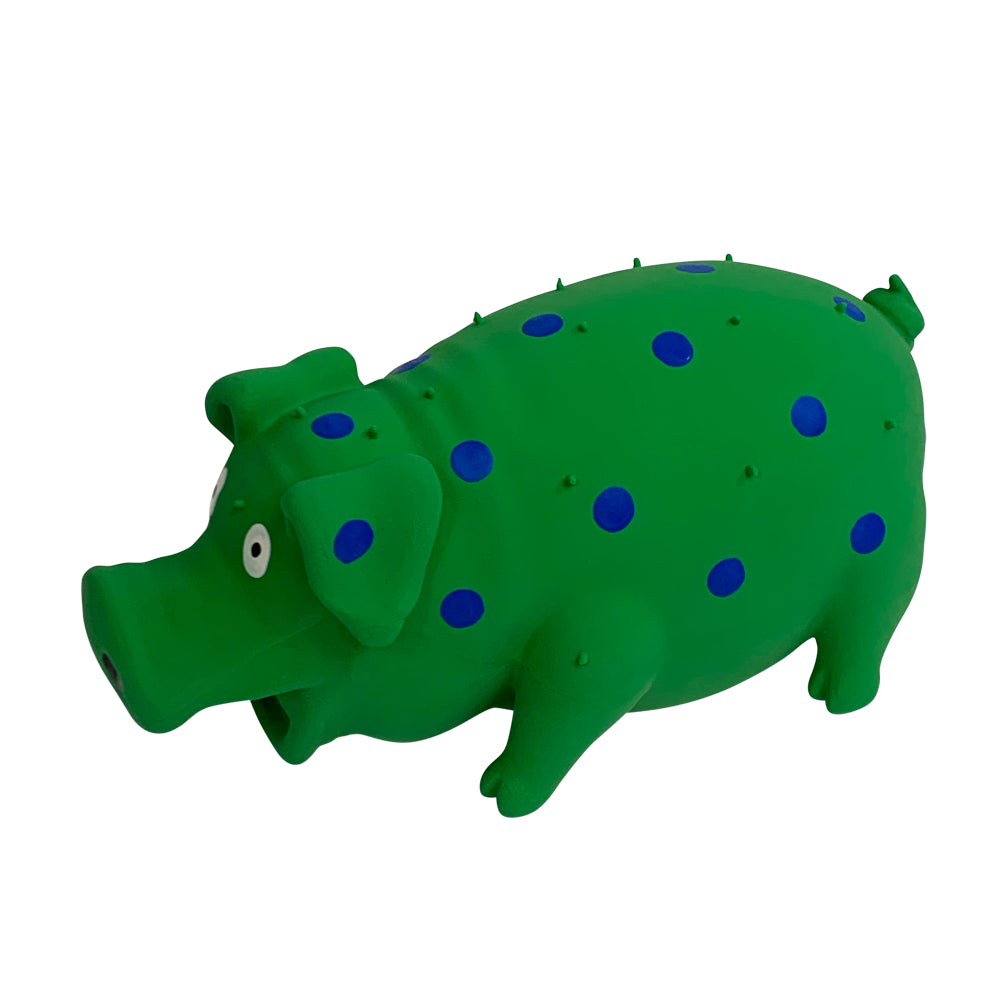 Vibrant Life Pigglesworth Latex Dog Toy Green Animals & Pet Supplies > Pet Supplies > Dog Supplies > Dog Toys Multipet