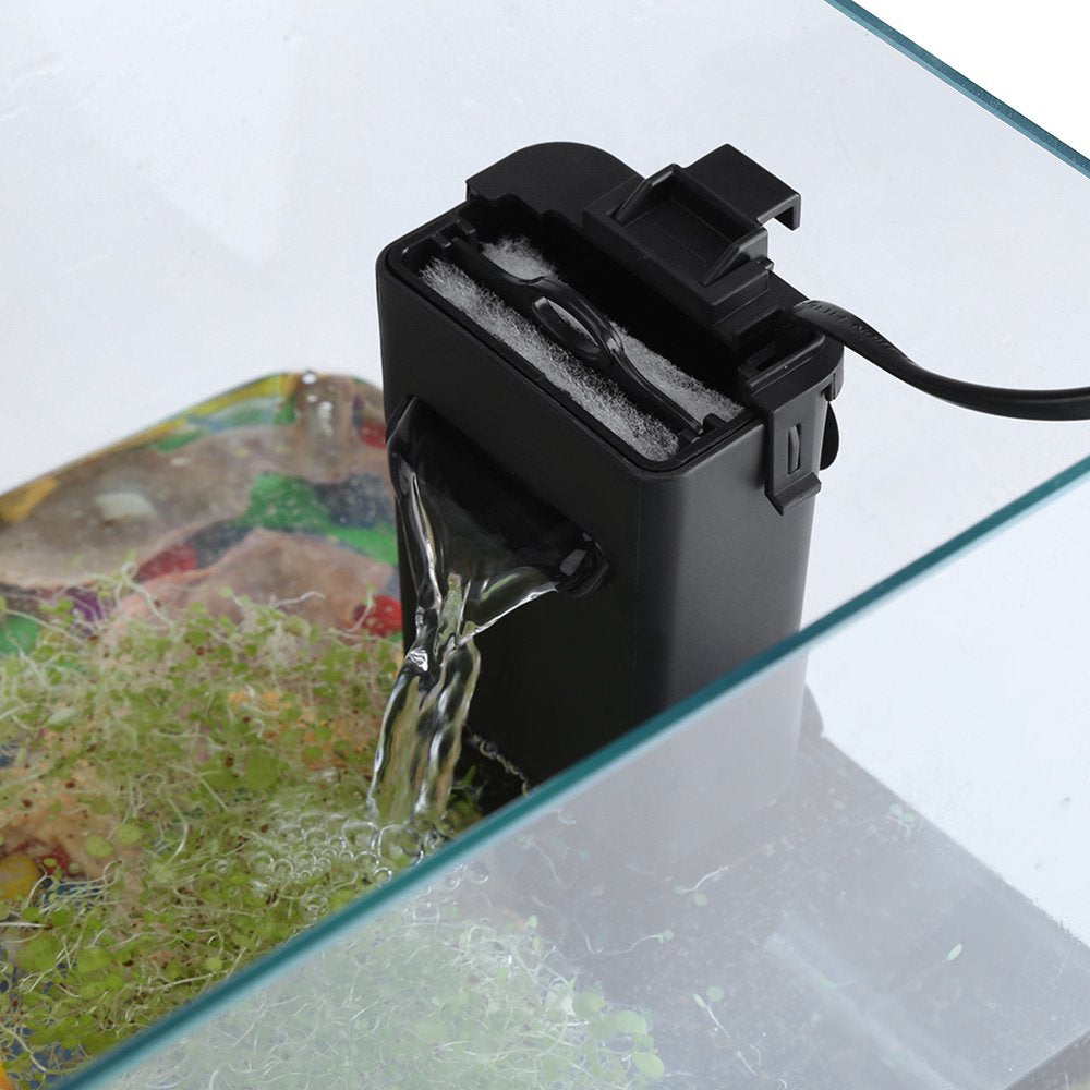 Mgaxyff Fish Tank Filter, Internal Filter,Aquarium Internal Filter Low Water Level Circulatory Canister Filters for Fish Turtle Tank Animals & Pet Supplies > Pet Supplies > Fish Supplies > Aquarium Filters Mgaxyff