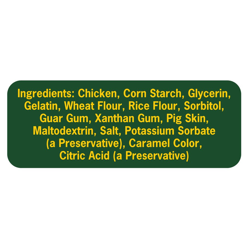 Hartz Oinkies Rawhide-Free Tender Treats for Small and Senior Dogs, Chicken, 13.3Oz (36 Count) Animals & Pet Supplies > Pet Supplies > Dog Supplies > Dog Treats Hartz Mountain Corp