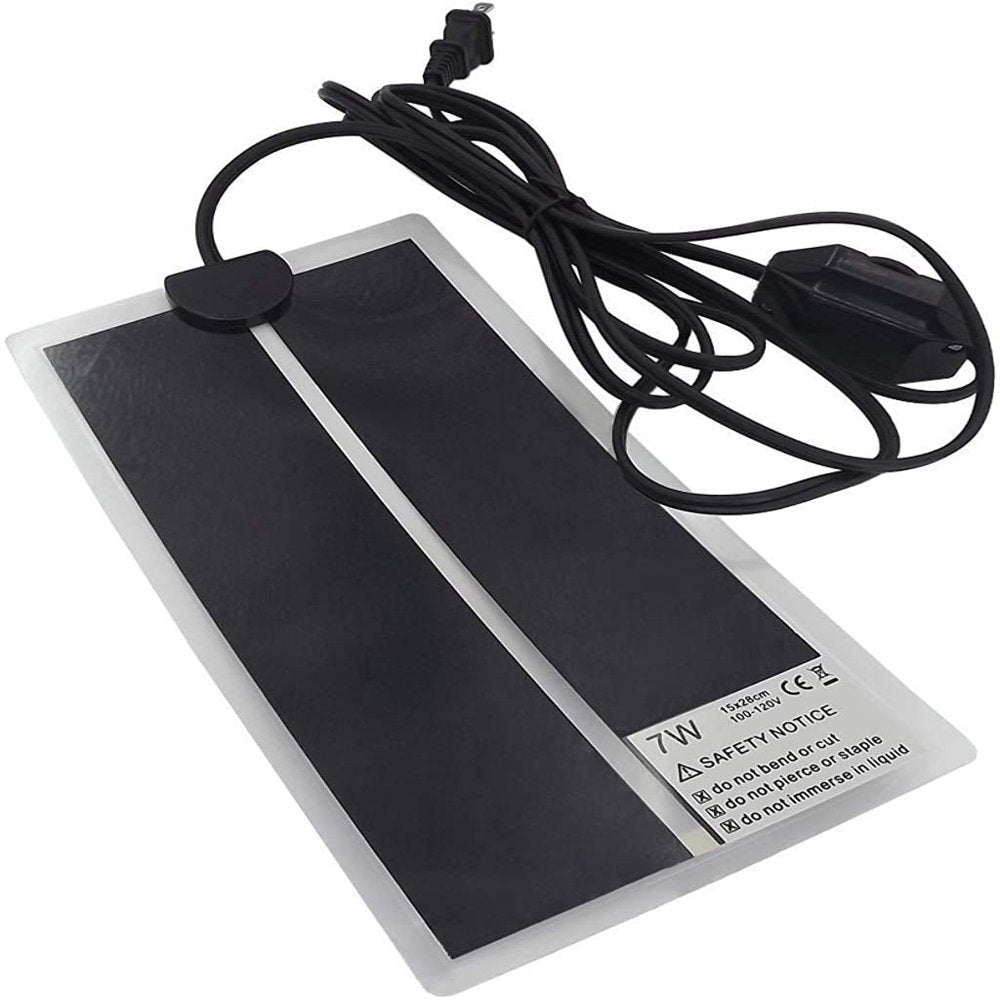 Reptile Warmer Mat under Tank Heater with Temperature Controller Animals & Pet Supplies > Pet Supplies > Reptile & Amphibian Supplies > Reptile & Amphibian Substrates Namotu 5W - 14X15CM