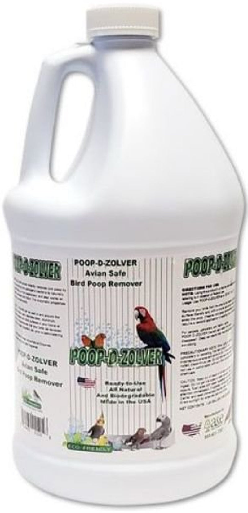 AE Cage Company Poop D Zolver Bird Poop Remover Lime Coconut Scent 1 Gallon Pack of 2 Animals & Pet Supplies > Pet Supplies > Bird Supplies > Bird Treats A&E Cage Company