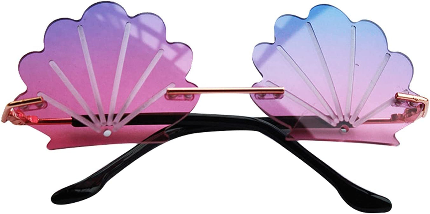 Cute Cat Sunglasses Dog Glasses Metal Retro Shells Glasses Puppy Pet Eyewear for Cosplay Costume Photos Props Animals & Pet Supplies > Pet Supplies > Dog Supplies > Dog Apparel PetPhindU Purple One Size