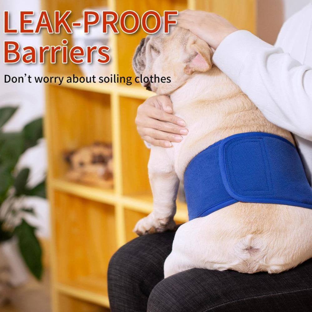 Washable Male Dog Diapers(Pack of 3), Premium Reusable Belly Bands for Male Dogs, Durable Male Dog Belly Wrap, Comfy Doggie Diapers Animals & Pet Supplies > Pet Supplies > Dog Supplies > Dog Diaper Pads & Liners Ailytec