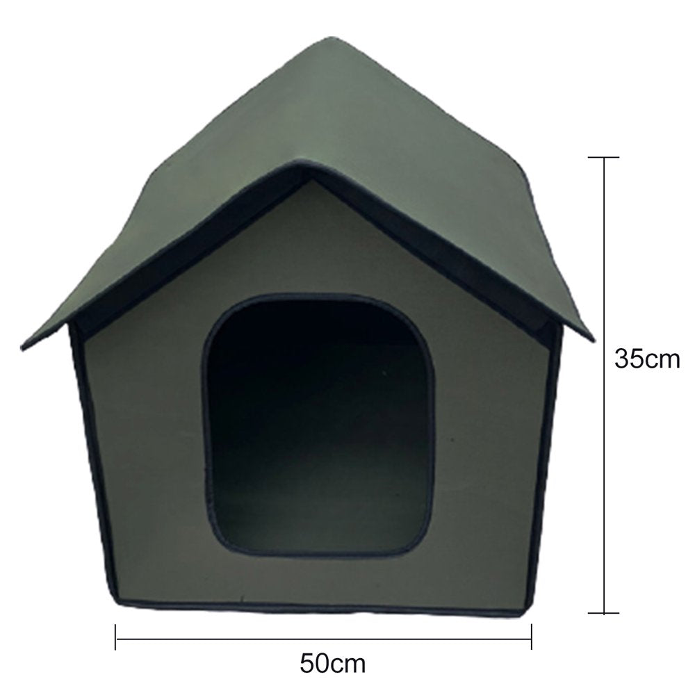 Leaveforme Pet House Waterproof Villa Cat Little Kennel Collapsible Dog Shelter for Outdoor Animals & Pet Supplies > Pet Supplies > Dog Supplies > Dog Houses leaveforme