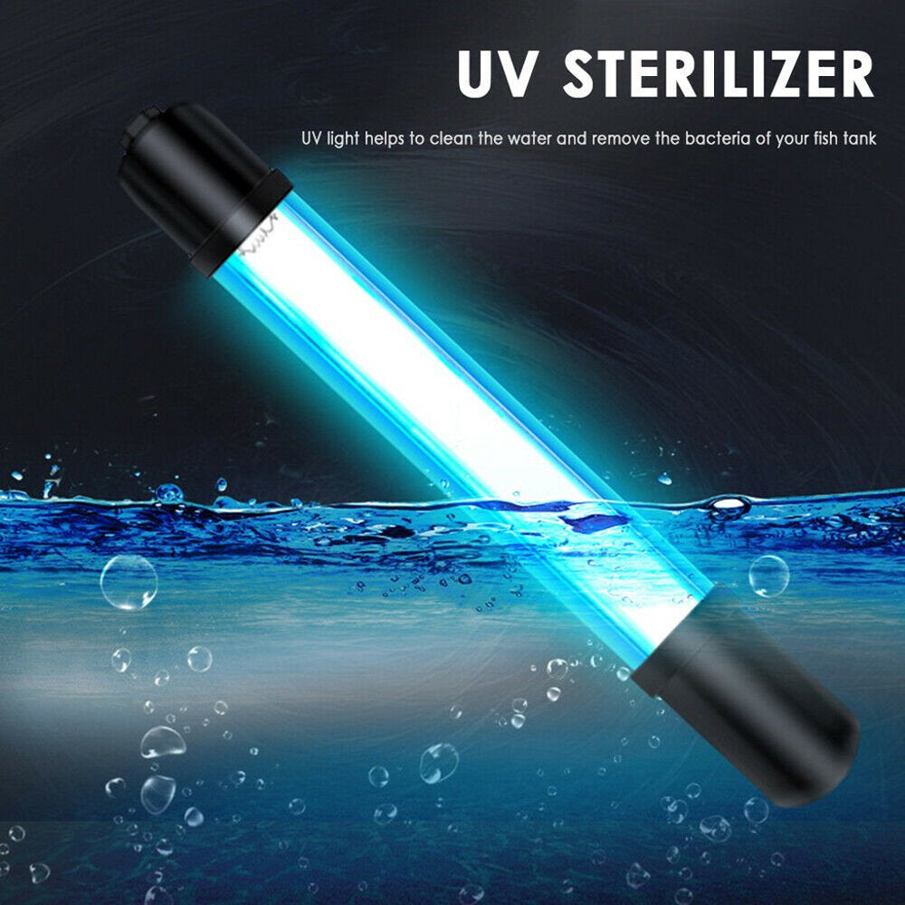 Moonsky Aquarium UV Sterilizer Light Submersible Water Clean Lamp for Pond Fish Tank Animals & Pet Supplies > Pet Supplies > Fish Supplies > Aquarium Lighting Moonsky