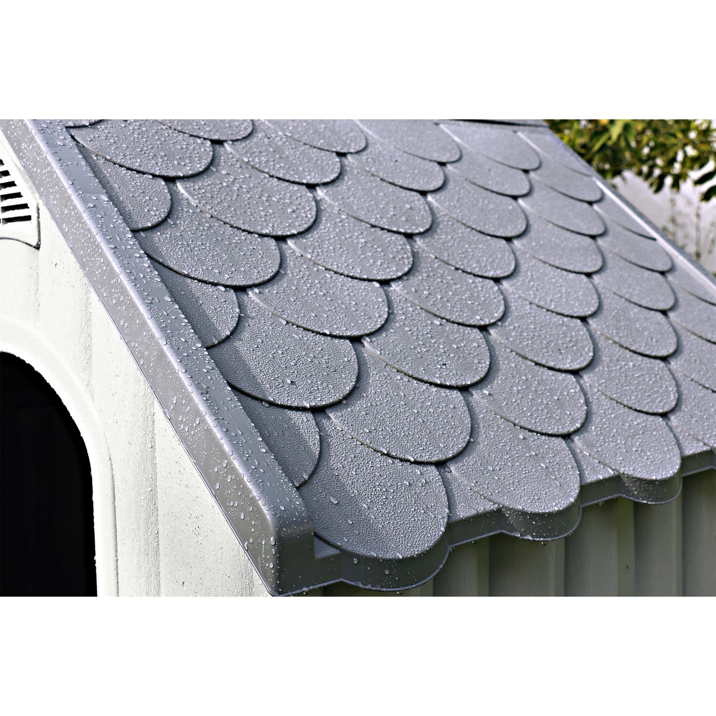 Ram Quality Products Outdoor Pet House Large Waterproof Dog Kennel Shelter, Gray Animals & Pet Supplies > Pet Supplies > Dog Supplies > Dog Houses Ram Quality Products