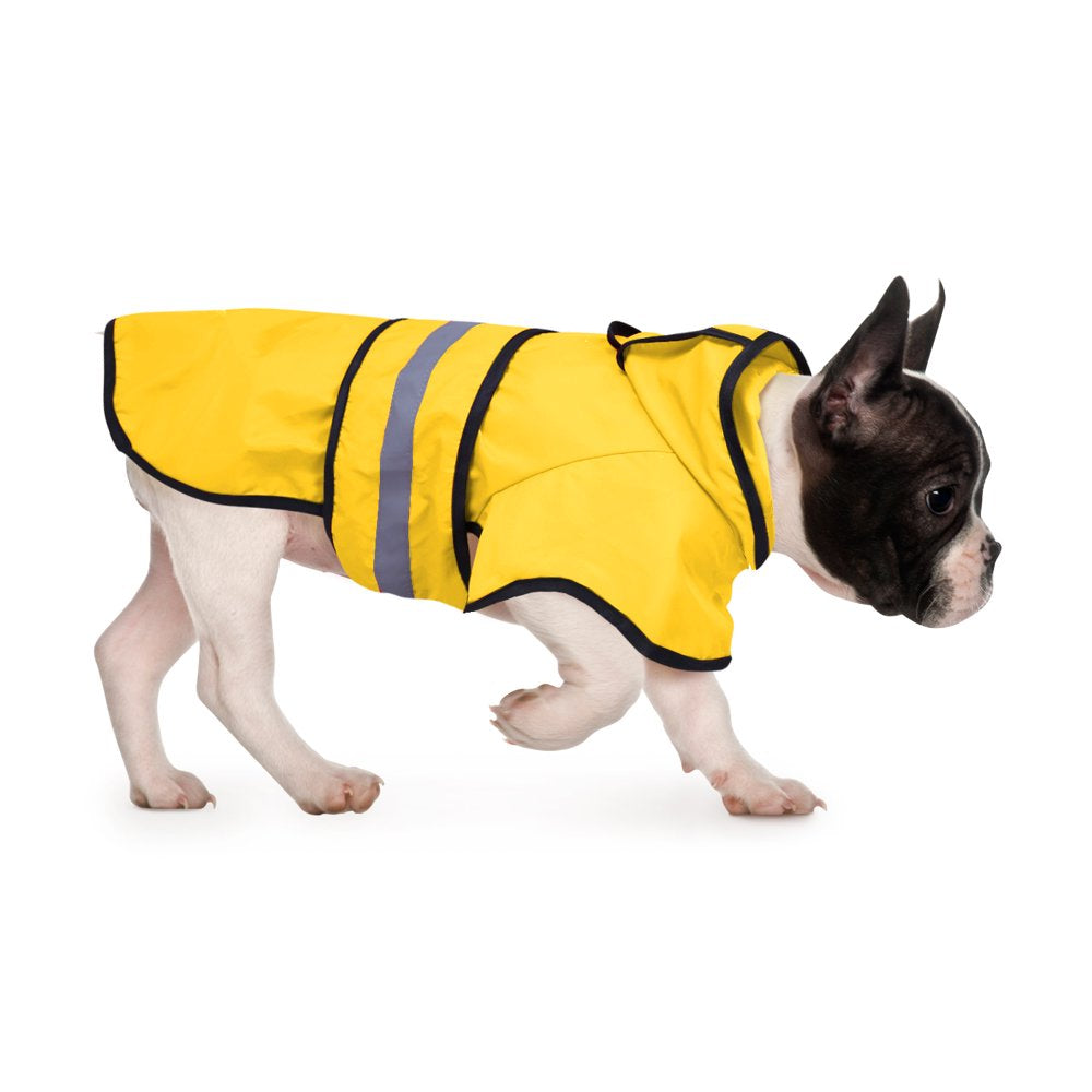 HDE Dog Raincoat Hooded Slicker Poncho for Small to X-Large Dogs and Puppies (Safety Orange, Medium) Animals & Pet Supplies > Pet Supplies > Dog Supplies > Dog Apparel HDE