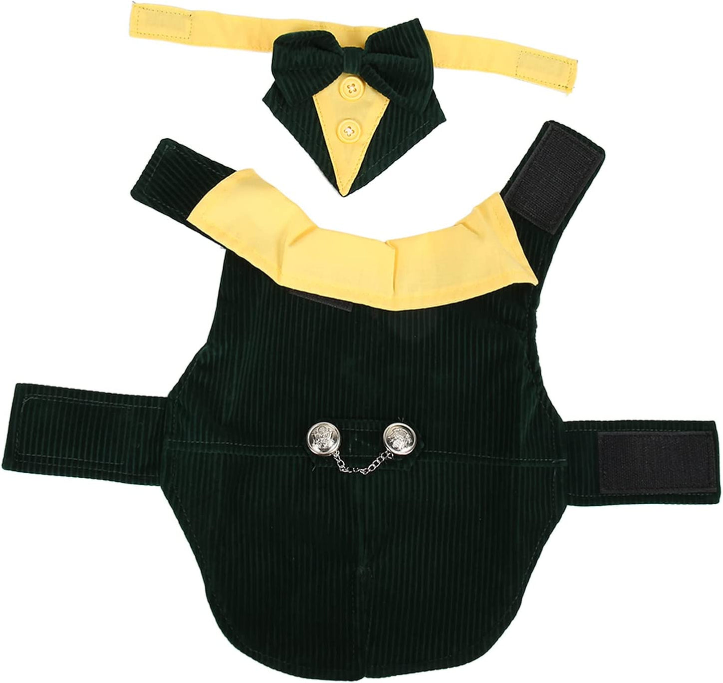 Pet Wedding Suit Retro Comfortable Formal Dog Wedding Attire Dog Tuxedo Suit with Bow Tie Collar for Special Events (XL) (Size : Large) Animals & Pet Supplies > Pet Supplies > Dog Supplies > Dog Apparel MAXBUS X-Small