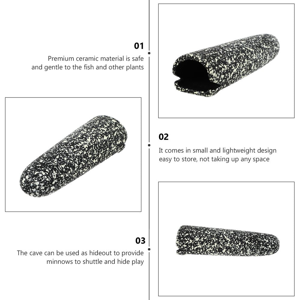FRCOLOR Cave Shrimp Aquarium Ceramic Breeding Habitat Fish Pleco Imitation Decor BreediNg Tank Tanks Caves Hideaway Spawning Animals & Pet Supplies > Pet Supplies > Fish Supplies > Aquarium Decor FRCOLOR