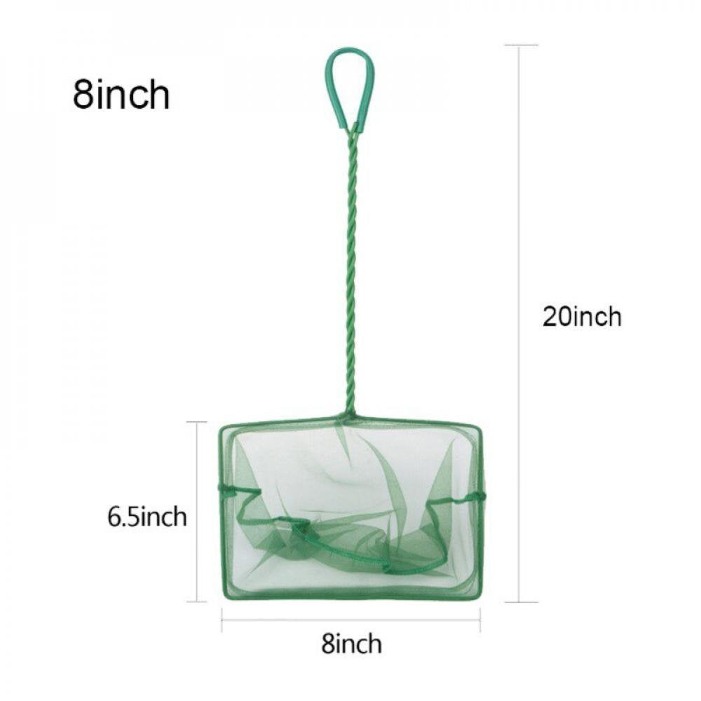 Clearance!10Inches Nylon Aquarium Fish Shrimp Net Meshy Green for Aquariums Animals & Pet Supplies > Pet Supplies > Fish Supplies > Aquarium Fish Nets Xinhuaya