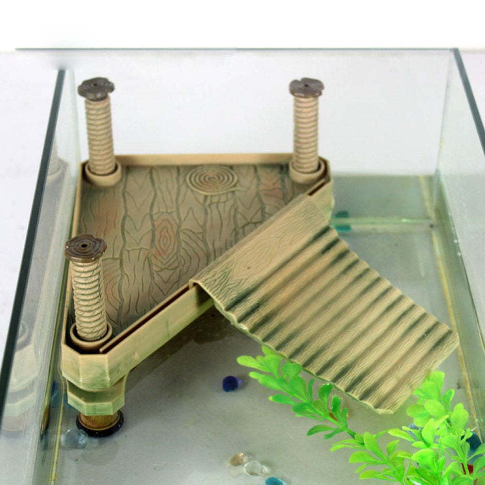 Aoanydony Multi Functional Reptile Drying Back Platform Climbing Perch Habitat Island Amphibians Basking Platform M Animals & Pet Supplies > Pet Supplies > Reptile & Amphibian Supplies > Reptile & Amphibian Habitats Aoanydony