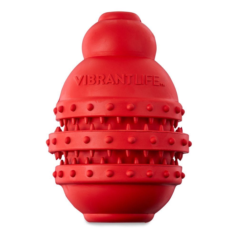 Vibrant Life Treat Buddy Dog Toy, Red, Medium, 5" Animals & Pet Supplies > Pet Supplies > Dog Supplies > Dog Toys Wal-Mart Stores, Inc. L