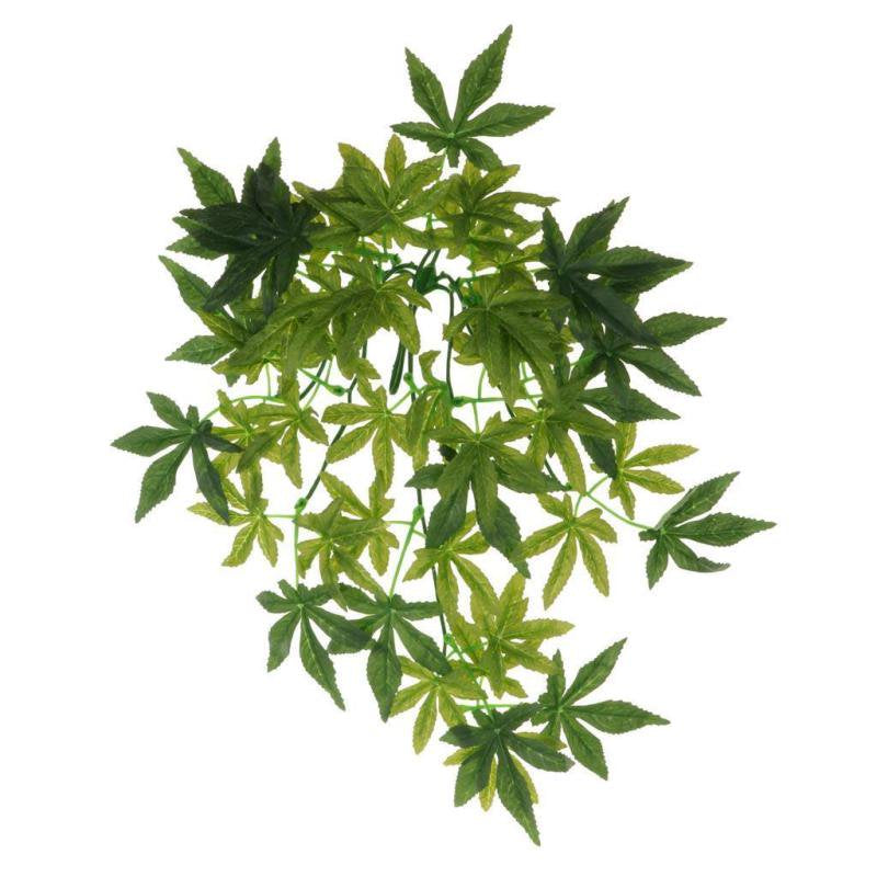 Set of 2, Artificial Ivy Vine & Plant for Reptile Amphibian Green Simulation Plants Pet House Decor Jungle Habitat Animals & Pet Supplies > Pet Supplies > Small Animal Supplies > Small Animal Habitat Accessories Magideal