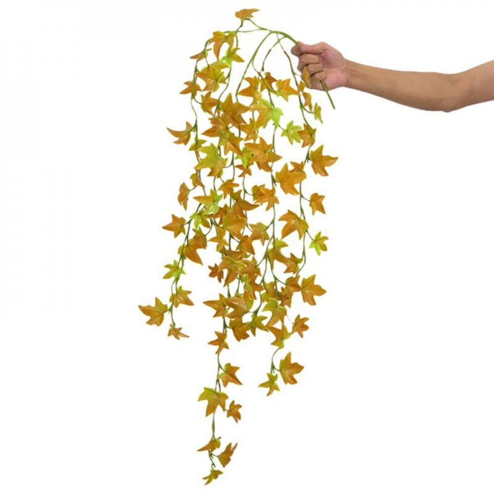 Monfince Reptile Plants, Amphibian Hanging Plants with Suction Cup for Lizards, Geckos, Bearded Dragons, Snake, Hermit Crab Tank Pets Habitat Decorations Animals & Pet Supplies > Pet Supplies > Small Animal Supplies > Small Animal Habitat Accessories Monfince A4