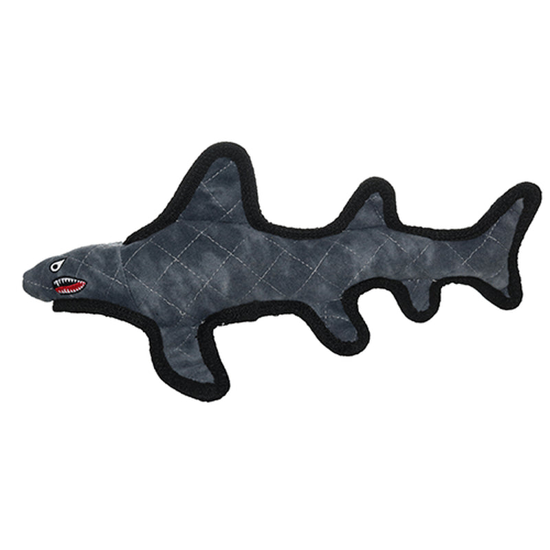 Tuffy'S Ocean Creature Shark Durable Dog Toy with Squeaker, Gray Animals & Pet Supplies > Pet Supplies > Dog Supplies > Dog Toys VIP Products