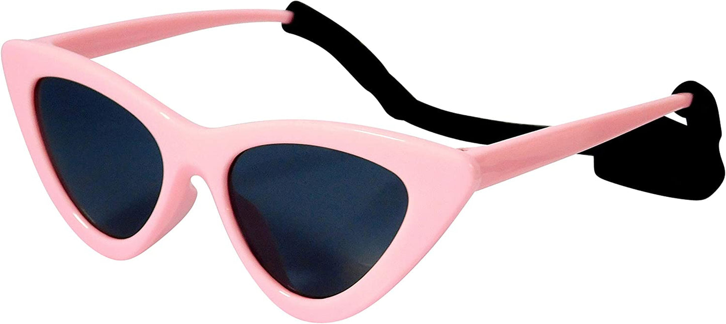 G005-Jnst Dog Cat Pet Costume T Cat Eye Sunglasses for Medium Breeds 18-30Lbs (Black) Animals & Pet Supplies > Pet Supplies > Dog Supplies > Dog Apparel Style Vault Pink