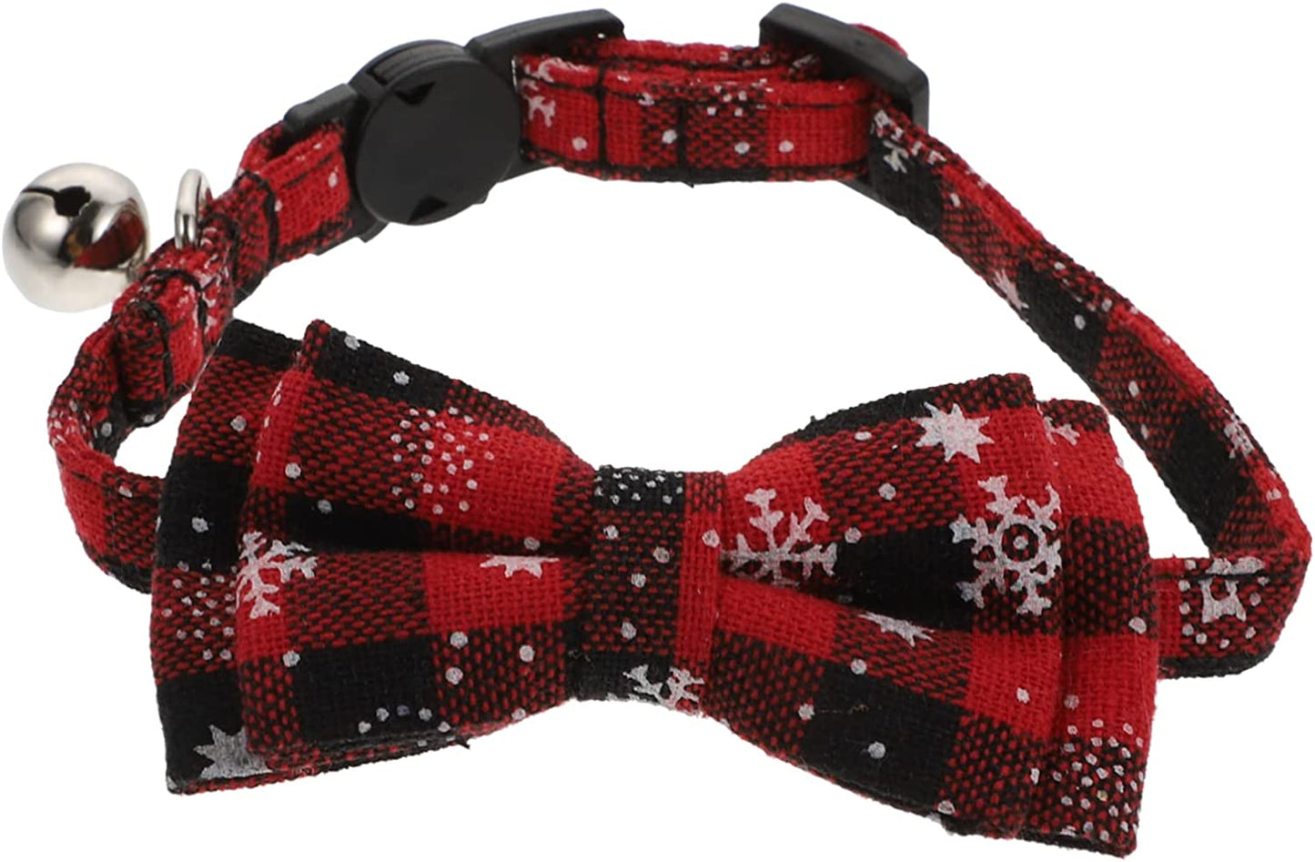 BCOATH 1Pc Collar Bandanas for Small Dogs Nativity Decor Bell Necklaces Christmas Cat Collar with Bow Dog Christmas Bow Tie Christmas Cat Neck Collar Dog Collars Cat Neckbands Dog Chokers Animals & Pet Supplies > Pet Supplies > Dog Supplies > Dog Apparel BCOATH Red 27.5X3.5X1.5cm